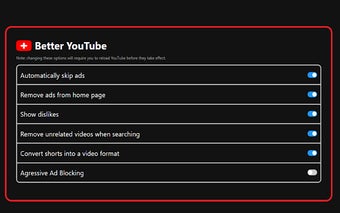 Better YouTube