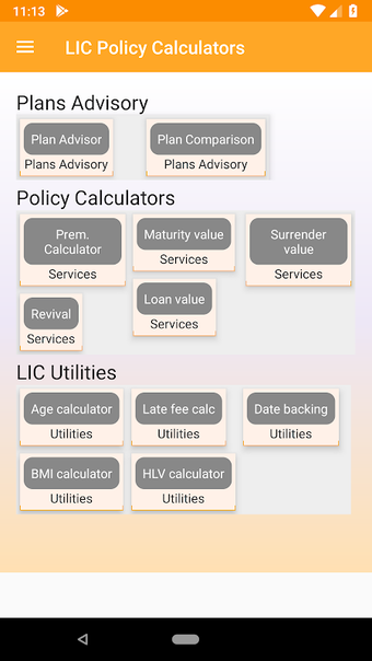 Policy Calculators: All in one