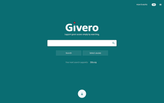 Givero - Search the web to support charities