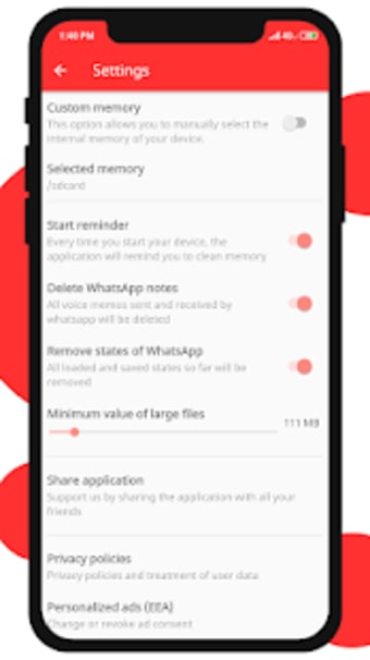 Memory cleaner and mobile optimizer