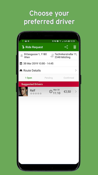 Greendrive - ride sharing