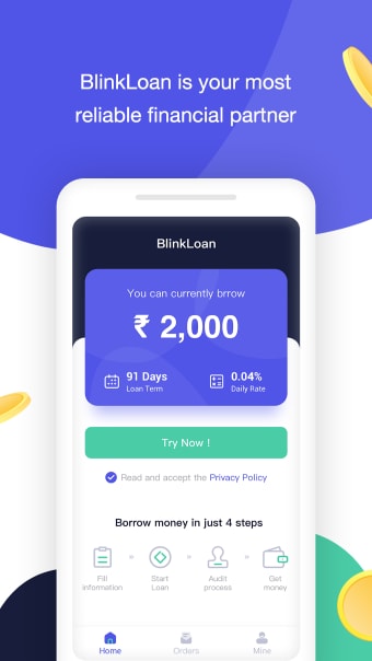 BlinkLoan - High-speed lending