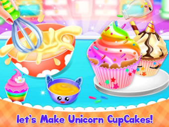 Unicorn Cupcake Baking Games