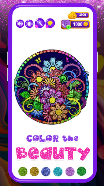 Glitter Color: Art Games