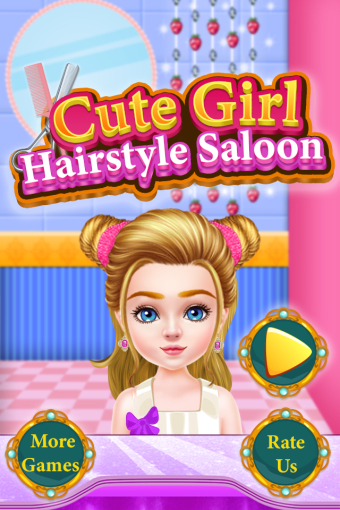 Cute Girl Hairstyle Salon  Makeover Games