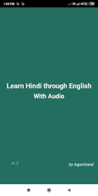 Learn Hindi through English