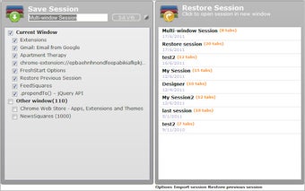 FreshStart - Cross Browser Session Manager