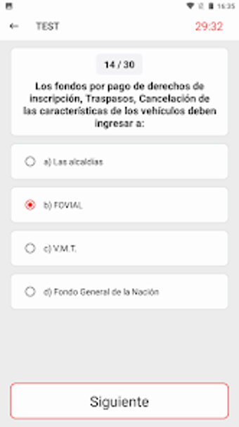 Examen VMT El Salvador 2023