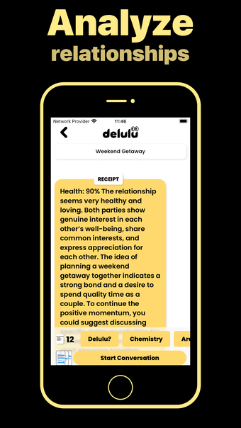 Delulu Ai - Analyze Messages