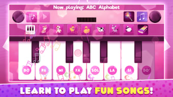 Real Pink Piano - Piano Simulator for Kids