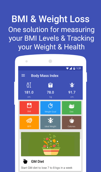 Body Mass Index - Weight loss