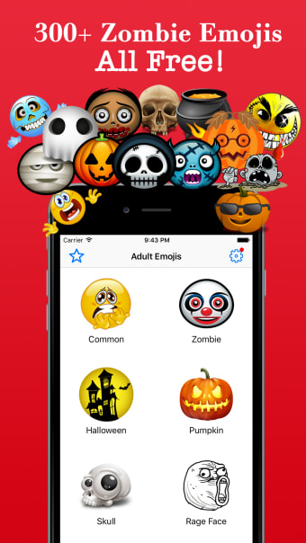 Zombie Emoji Horrible Troll Faces Spooky Emoticons