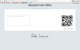 SimpleCode QRer