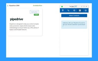 TheRealPBX Extension For Pipedrive