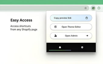 Shortcuts for Shopify