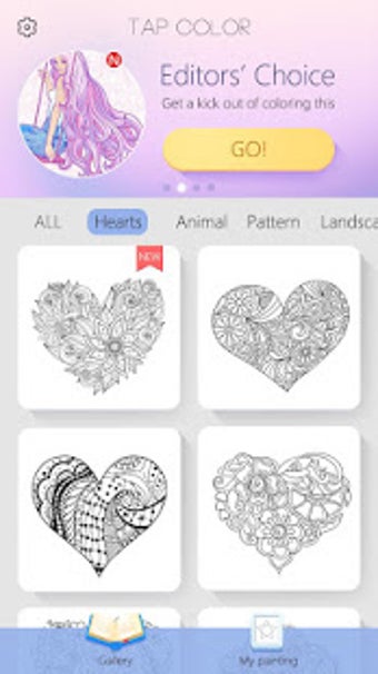 Tap Color - Color by number. Coloring Game