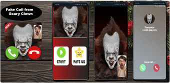 Scary Clown fake Video Call-Clown game Simulation