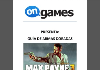 Guía de armas doradas de Max Payne 3