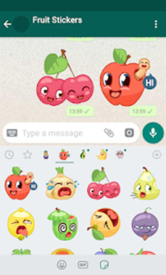 Fruit Stickers - WAStickerApps