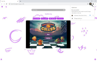 Halloween Chess Game Online New Tab