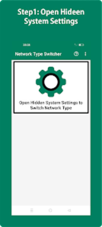Network Type Switcher: 4G Only