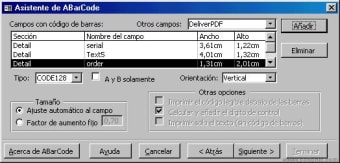 ABarCode 2000 (para Access 2000)