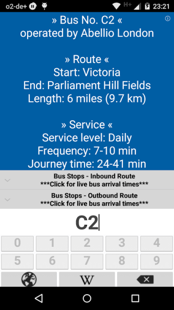 London Bus Numbers