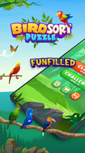 Color Bird match Puzzle games