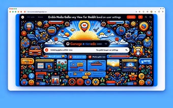 Reddit Media Galley View