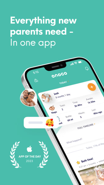 Onoco - Shared Baby tracker