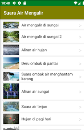 Suara Air Mengalir Offline