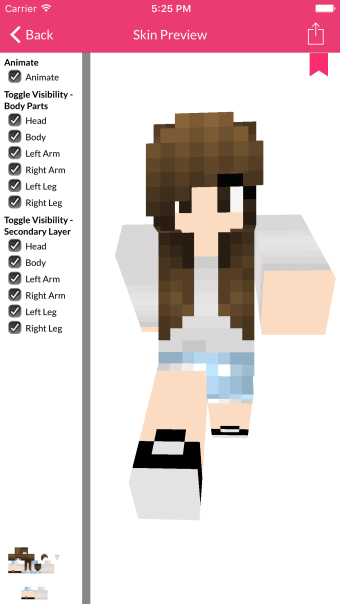 Girl Skin For Minecraft Edition