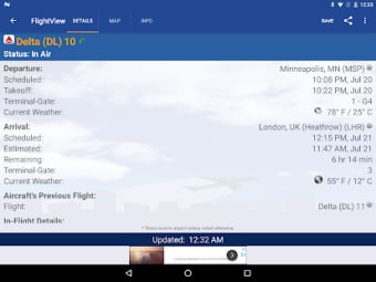 FlightView: Free Flight Tracker  Plane Finder