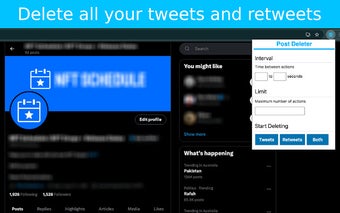 Post Deleter - Tweet Deleter