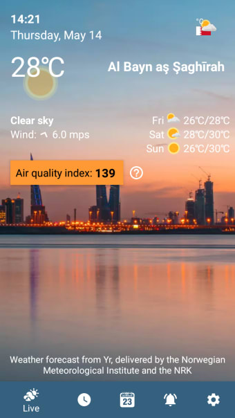 Bahrain Weather Alerts
