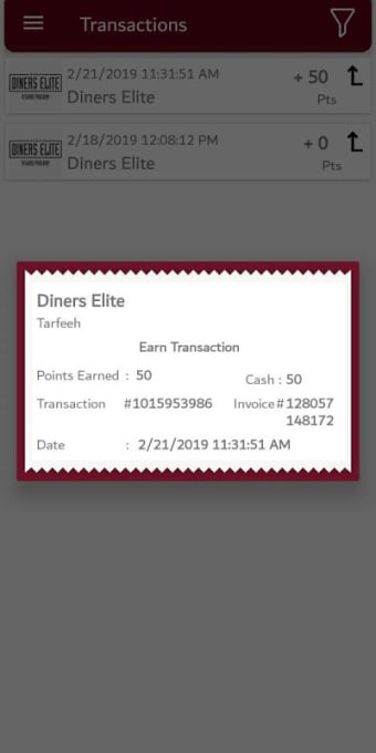 Diners Elite Rewards Program