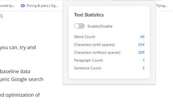 Text Statistics