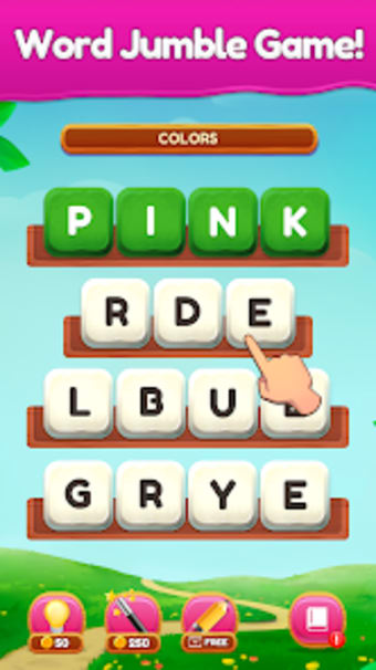 Magic Jumble Word Puzzle Game