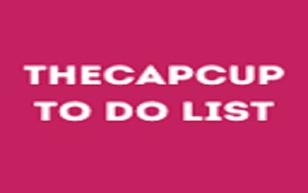 TheCapCup To Do List