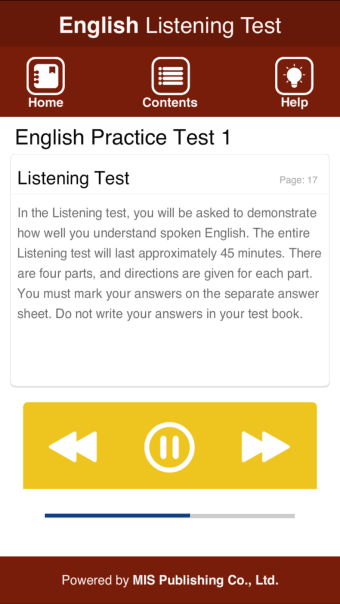 เตรยมสอบโทอก Listening Test