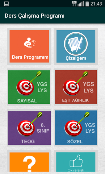 Ders Çalışma Programı