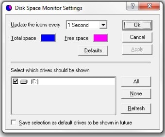 JonGrieve Disk Space Monitor