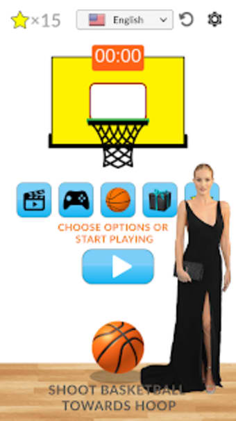 Basketball Swipe Star  Basketball Shoot Game