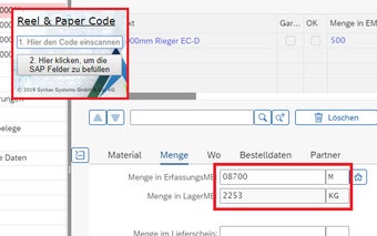 Syntax: Reel&Paper Code Scanner