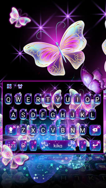 Neon Butterfly Theme