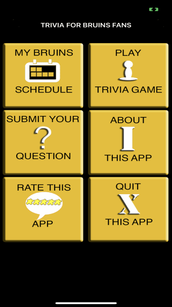 Trivia Game for Bruins Fans