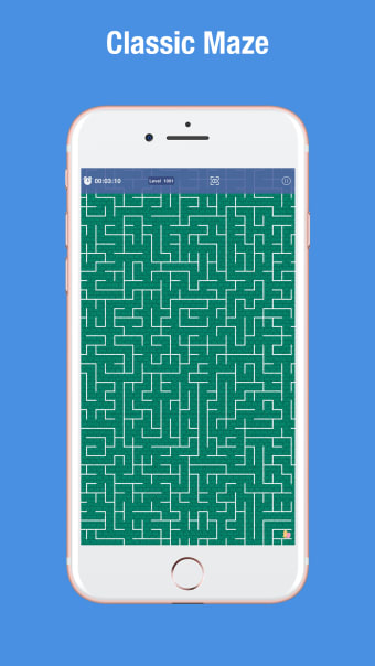 Classic Maze Game - 10000 LVL