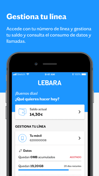 Soy Lebara - Customer area