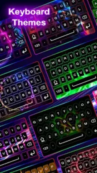 Neon LED Keyboard  Themes