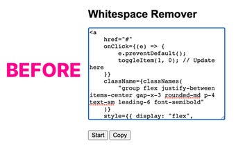 Whitespace Remover